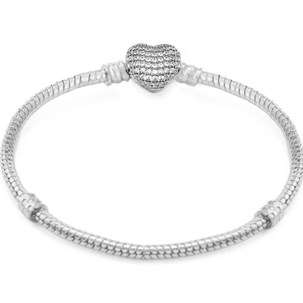 Heart bracelet 19 cm